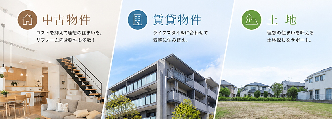 不動産情報 中古物件・賃貸物件・土地